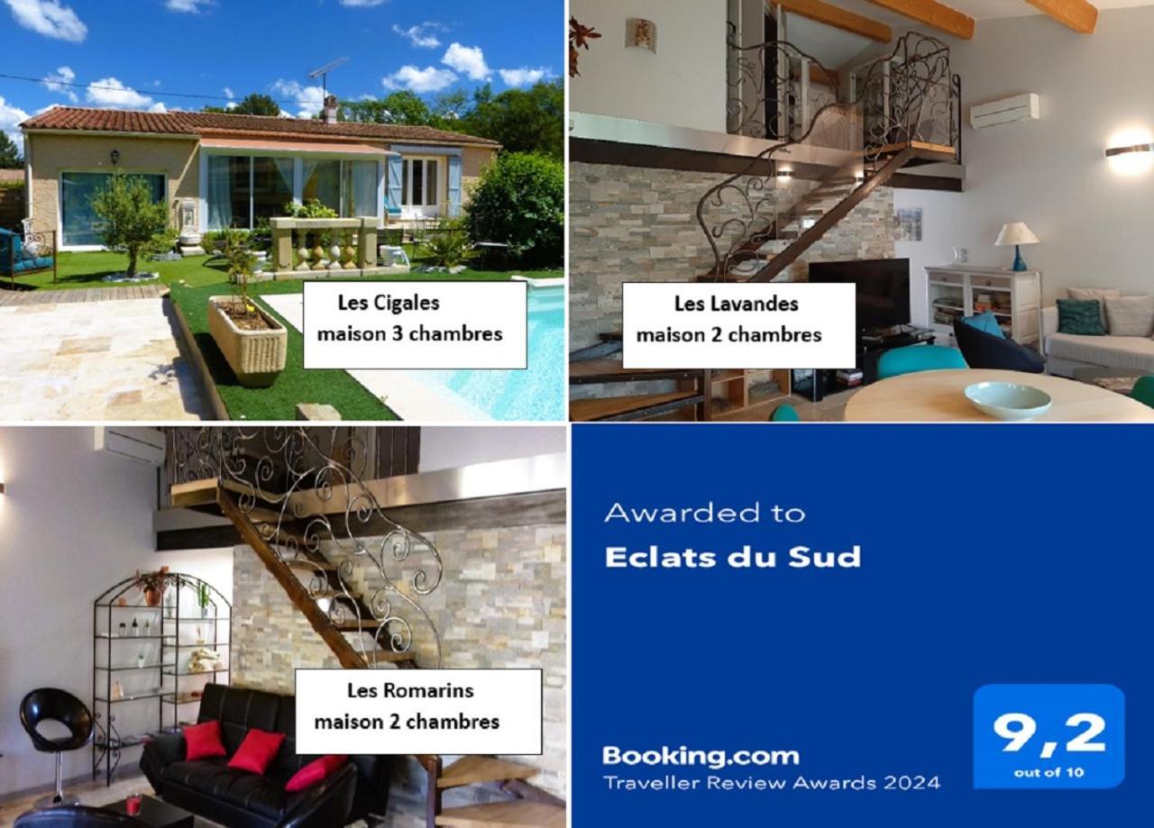 Eclats Du Sud Hebergements "Les Lavandes" Ou "Les Romarins" Meubles De Tourisme Classes 3 Etoiles Auriol Zewnętrze zdjęcie